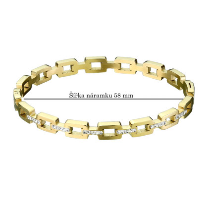 Náramek z chirurgické oceli bangle SESB8900