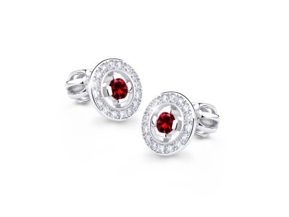 Náušnice pecky z bílého zlata Z6413-1988BCZ