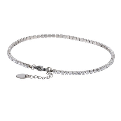 Dámský náramek z chirurgické oceli se zirkony MBSS220-175