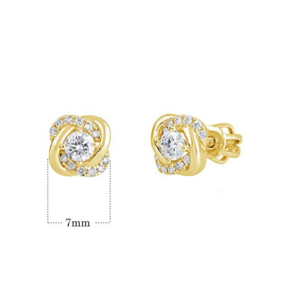 Zlaté náušnice na šroubek Z9001-3263Z