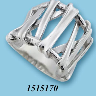 Masivní stříbrný prsten 1515172