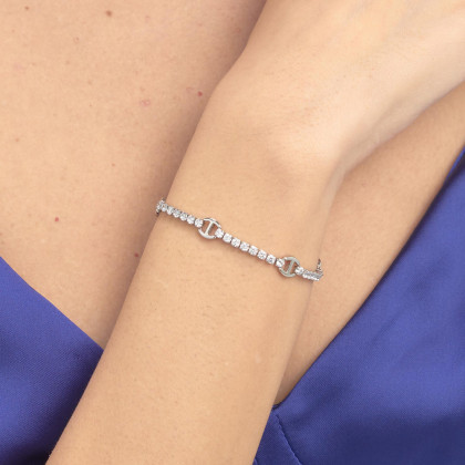 Tenisový náramek se zirkony Brosway Desideri BEI076