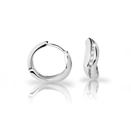 Diamantové náušnice z bílého zlata DZ6479-2132-80-00-X-2