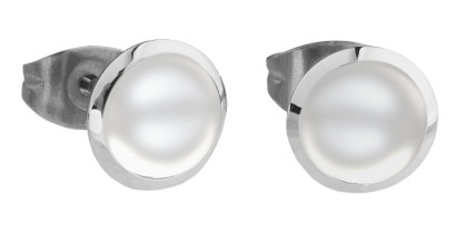 Náušnice perličky SEE158-White