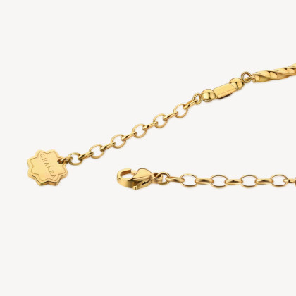 Zlatý ocelový náramek Brosway Chakra BHKB113