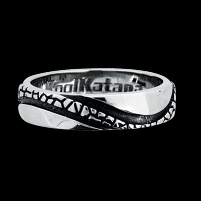 Ocelový prsten 055