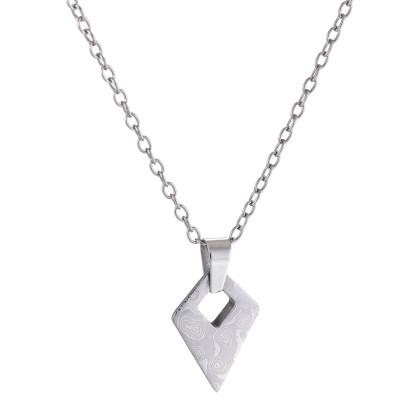 Přívěsek z damaškové oceli Ódinovo kopí + řetízek PSS1221