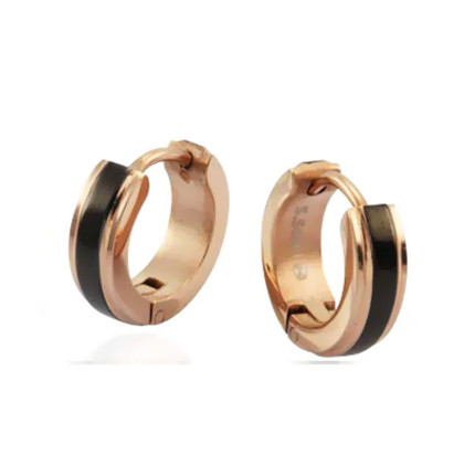 Náušnice kroužky z chirurgické oceli Inori INER93D