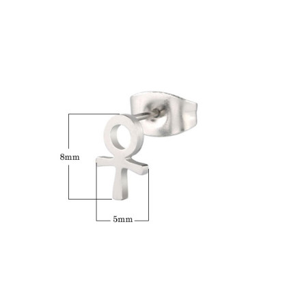 Náušnice z chirurgické oceli pecky WJHE140