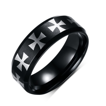 Pánský ocelový prsten 12910