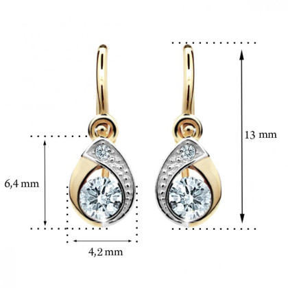 Dětské zlaté náušnice C1898Z