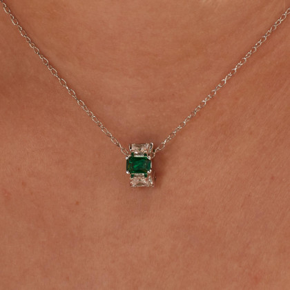 Přívěsek se zirkony korálek Brosway Fancy Life Green FLG02