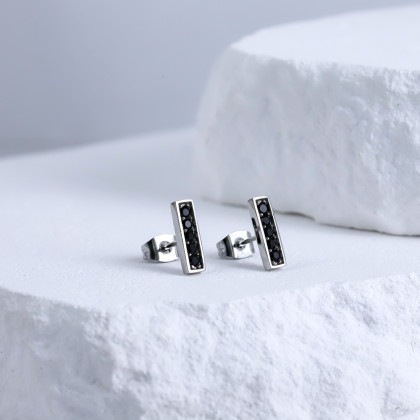 Ocelové náušnice pecky ESS805