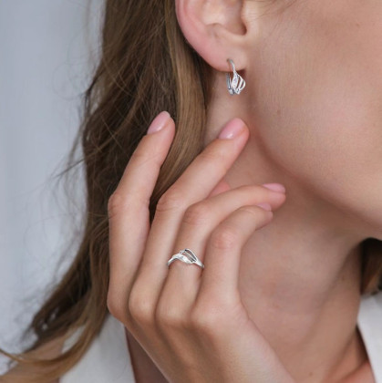 Elegantní diamantové náušnice DZ8024-55-00-X-2