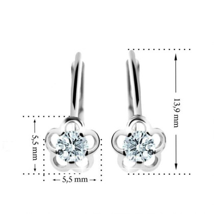 Dětské náušnice Cutie Jewellery C1945Z-KL Pink