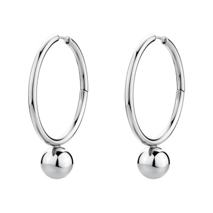 Ocelové náušnice kruhy Brosway PERFECT BPC66