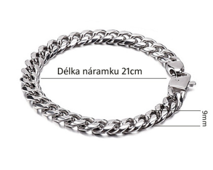 Náramek na ruku chirurgická ocel WJHB76