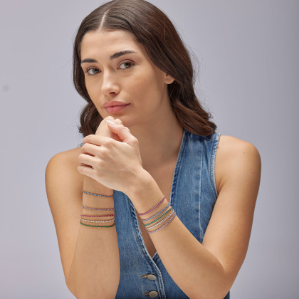 Moderní tenisové náramky Brosway Desideri