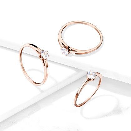 Zásnubní prstýnek chirurgická ocel 7530R