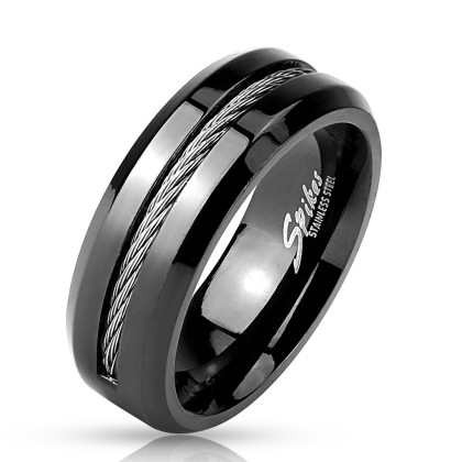 Ocelový prsten pro muže 4603