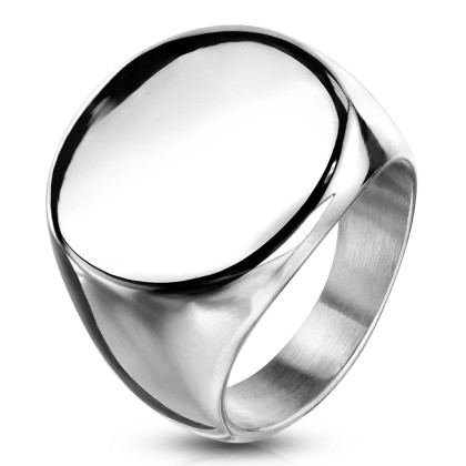 Pánský ocelový pečetní prsten 6575S