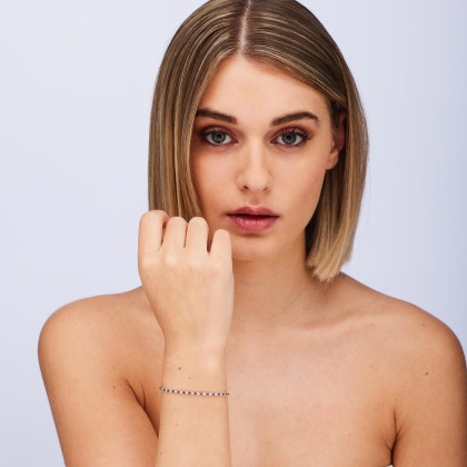 Dámský stříbrný náramek Brosway Fancy Passion Ruby FPR130