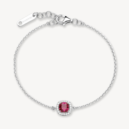 Stříbrný náramek s kamínky Brosway Fancy Passion Ruby FPR133