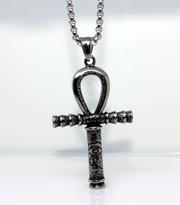 Ocelový náhrdelník Nilský kříž WJHC1204