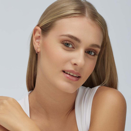 Náušnice se zirkony stříbro Brosway Fancy Orange FVO16