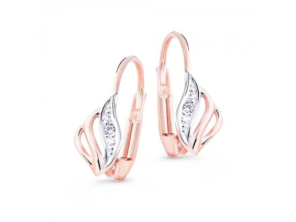Dámské náušnice z růžového zlata DZ8024-55-00-X-R4