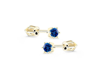 Zlaté náušnice se zirkony Z8012Z