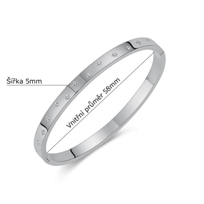 Dámský ocelový náramek SEGH1043ST