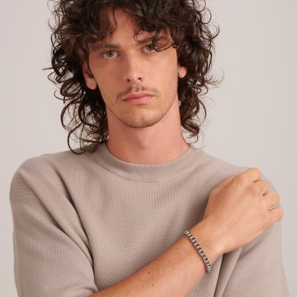 Ocelový náramek Brosway Backliner BBC26