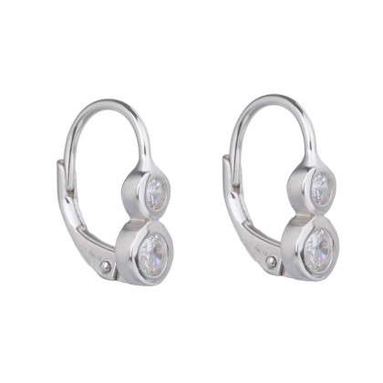 Stříbrné náušnice s kamínky 303966009