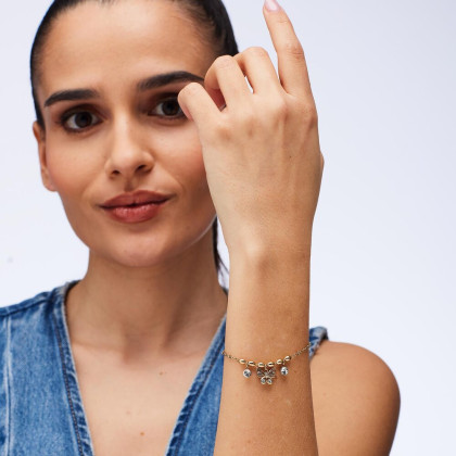 Dámský ocelový náramek s krystaly Brosway CHAKRA BHKB268