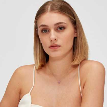 Stylový korálek se zirkony Brosway Fancy Vibrant Pink FVP03