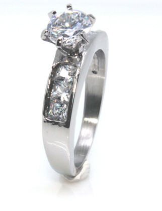 Zásnubní prstýnek ocelový 168