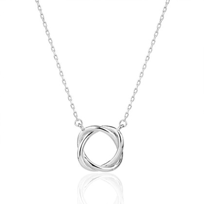 Moderní stříbrný náhrdelník pro ženy 3139940001