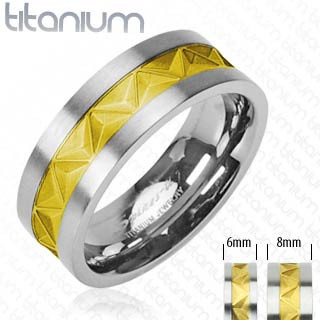 Titanové snubní prsteny 3321