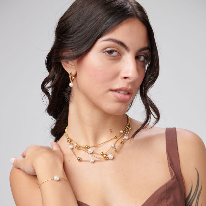 Perlové šperky z chirurgické oceli Brosway Perfect BPC53