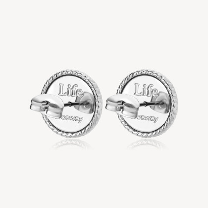 Ocelové náušnice Brosway Chakra BHKE144 - Strom života