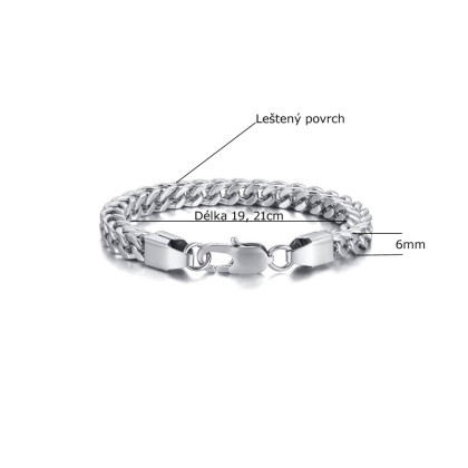 Náramek chirurgická ocel SEBR946