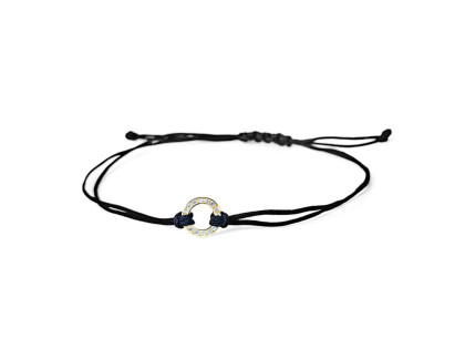 Minimalistický náramek se zlatým přívěskem Z3061N-60-10-X-1-B