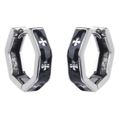 Stylové náušnice z chirurgické oceli WJHE1279