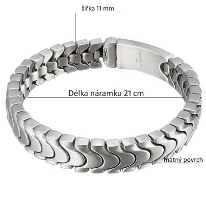 Náramek na paži chirurgická ocel WJHB776