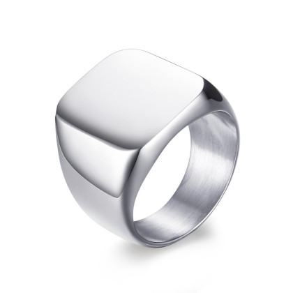 Ocelový pečetní prsten pro muže JCFRC294S