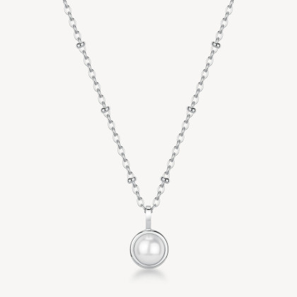 Stylový náhrdelník z chirurgické oceli Brosway ESSENTIAL BNL133