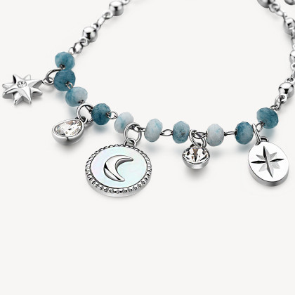 Dámský náramek s přívěsky Brosway Chakra BHKB133