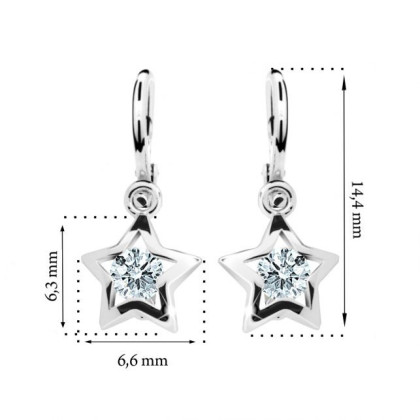 Zlaté dětské náušnice C1942