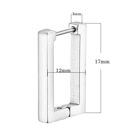 Moderní náušnice z oceli WJHJE14
